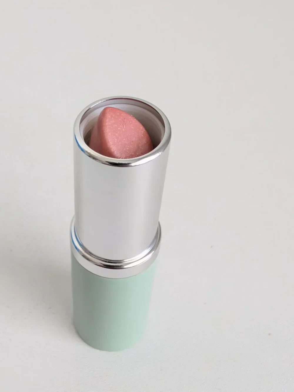 Clinique PRECIOUS PINK #21 Color Surge Bare Brilliance Lipstick New Green Tube